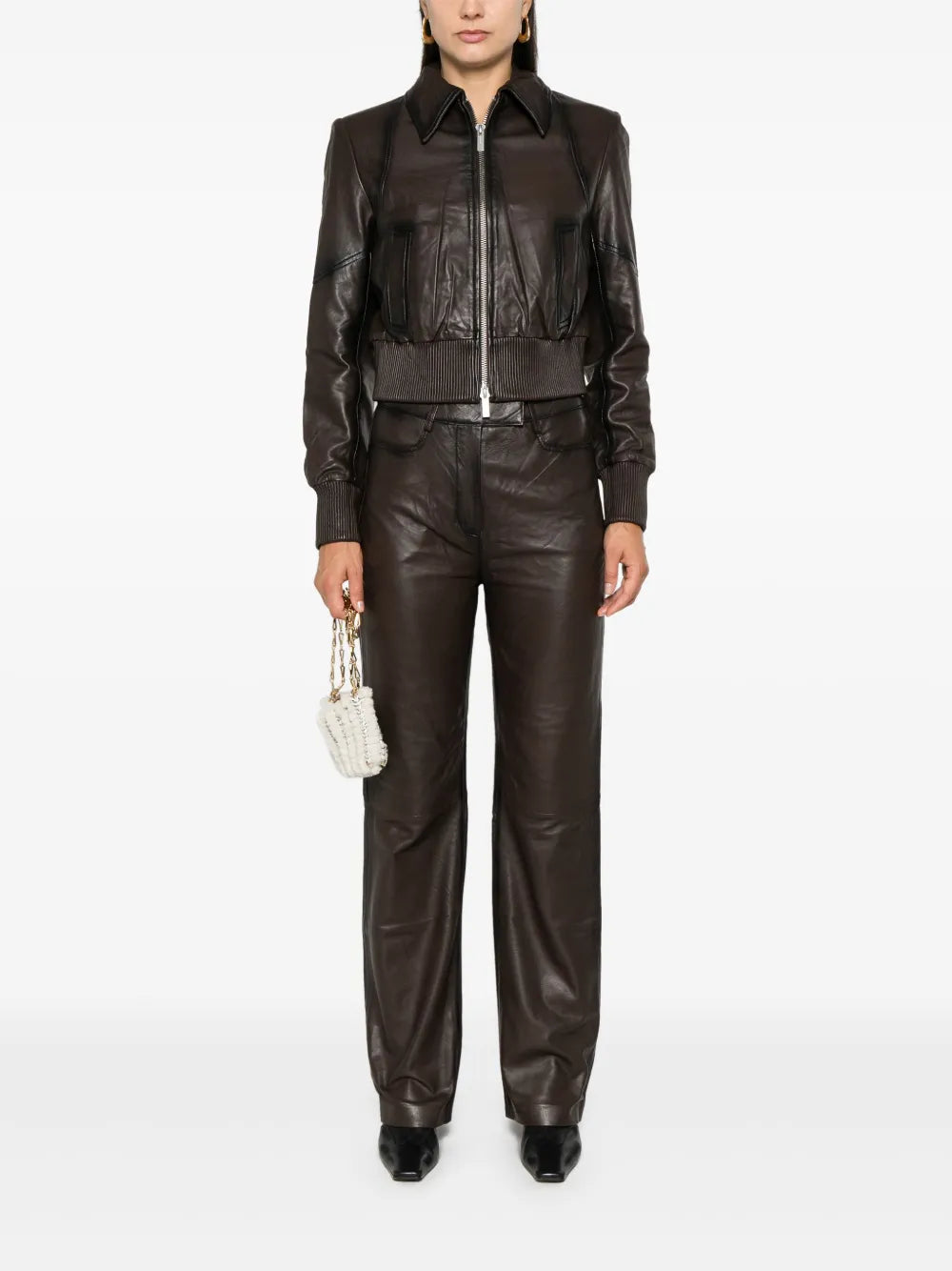 Cropped Bomber Jacket