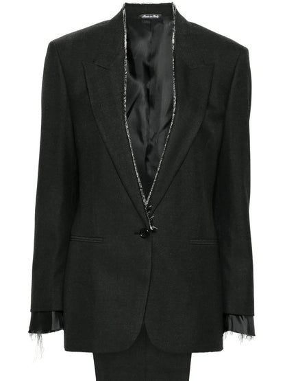 Herringbone-Pattern Suit