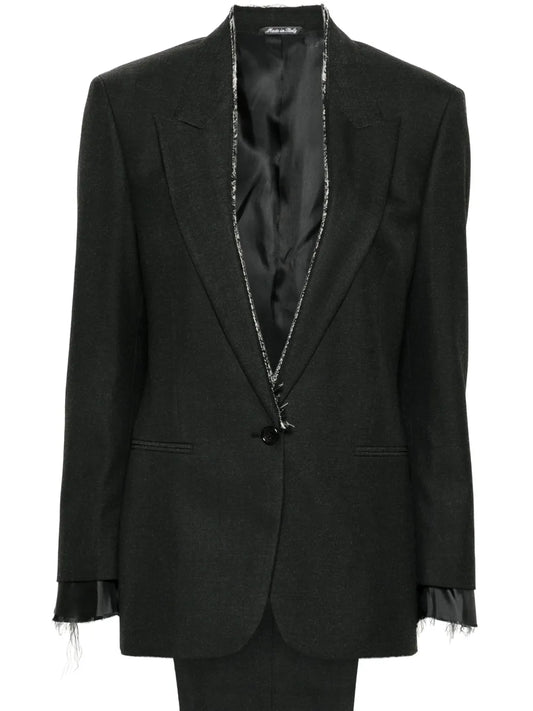 Herringbone-Pattern Suit