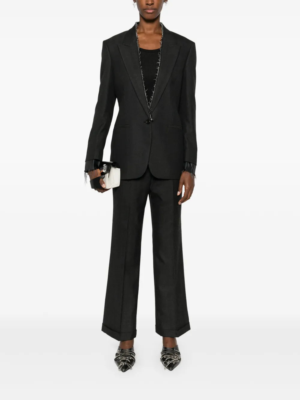 Herringbone-Pattern Suit