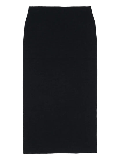 Embellished Straight Midi Skirt