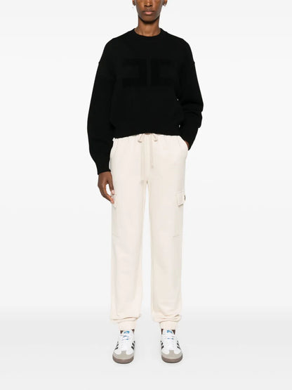 Logo-Embroidered Cropped Sweatshirt