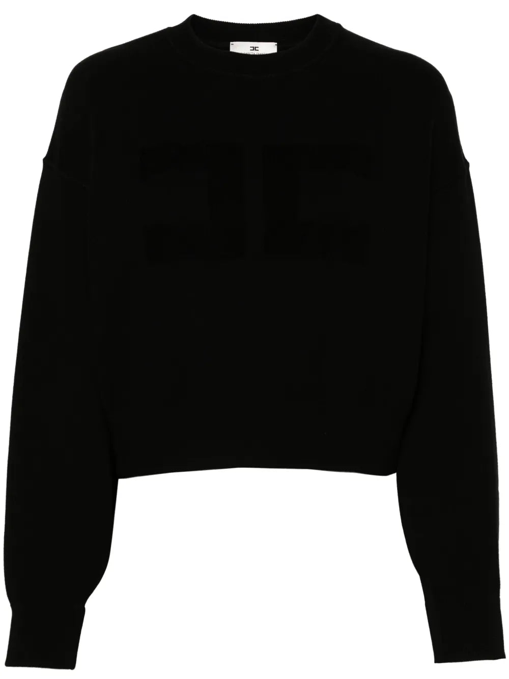 Logo-Embroidered Cropped Sweatshirt