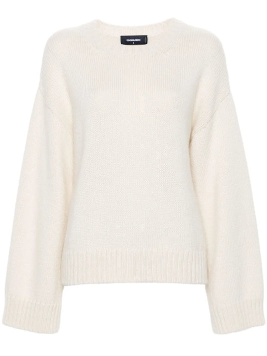 Ribbed Crew-Neck Jumper