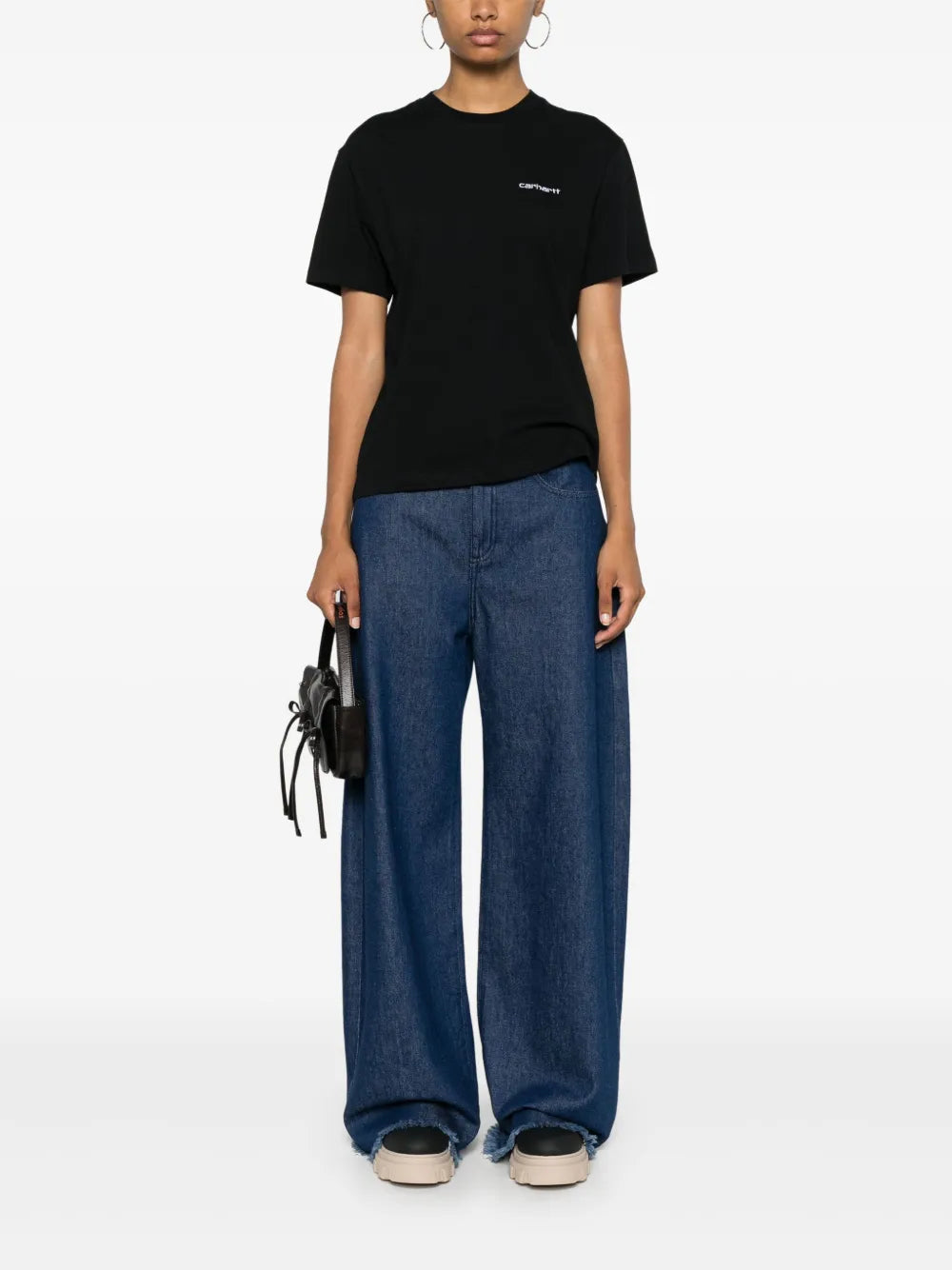 Script Embroidery T-Shirt