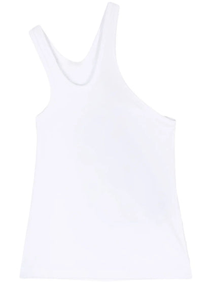 One-Shoulder Jersey Tank Top