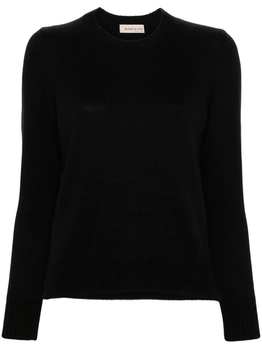 Ribbed-Knit Sweater