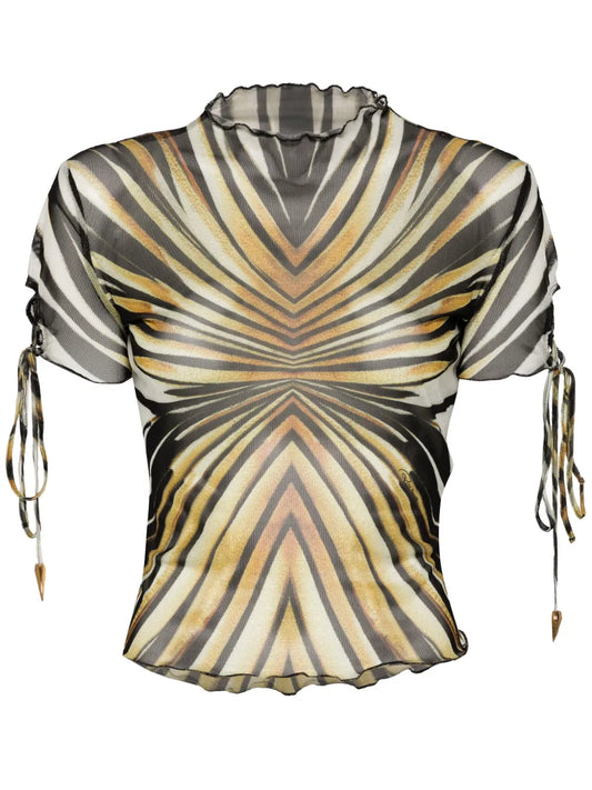 Ray Of Gold Mesh T-Shirt