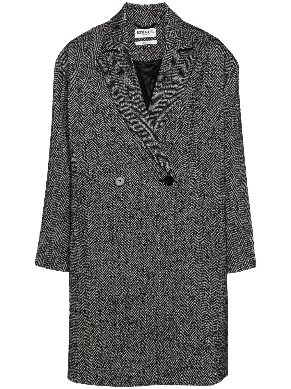 Chevron-Pattern Coat