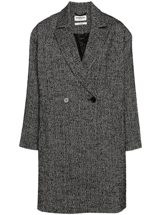 Chevron-Pattern Coat