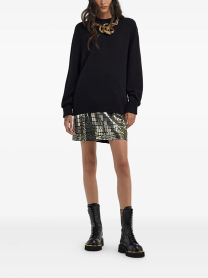 Button-Detailing Jumper
