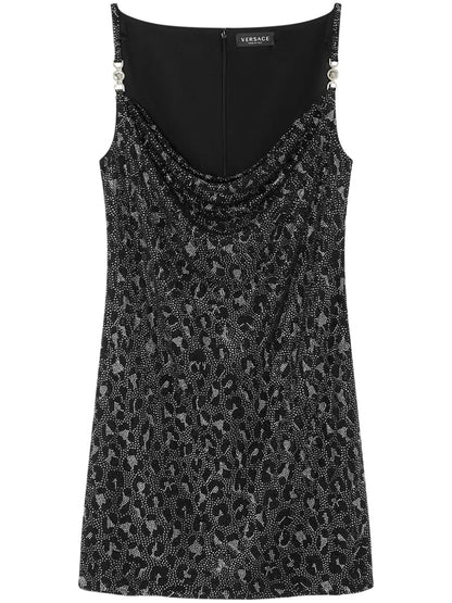 Leopard-Print Mini Dress