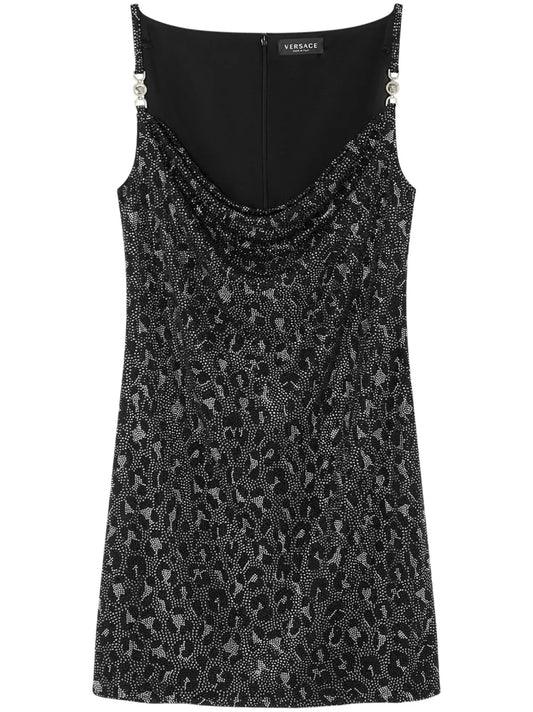Leopard-Print Mini Dress