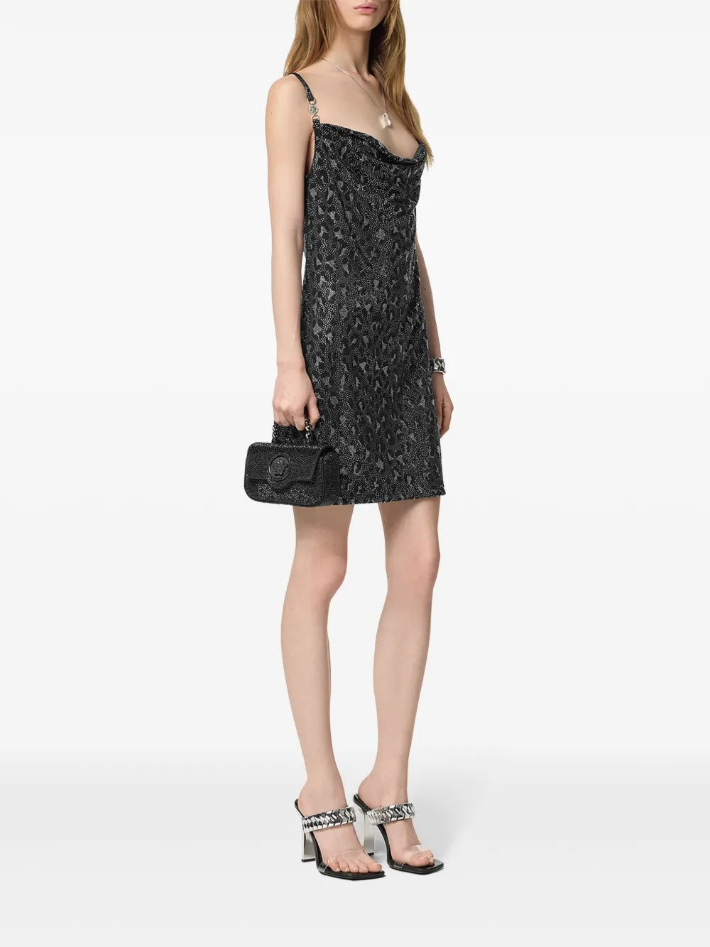 Leopard-Print Mini Dress