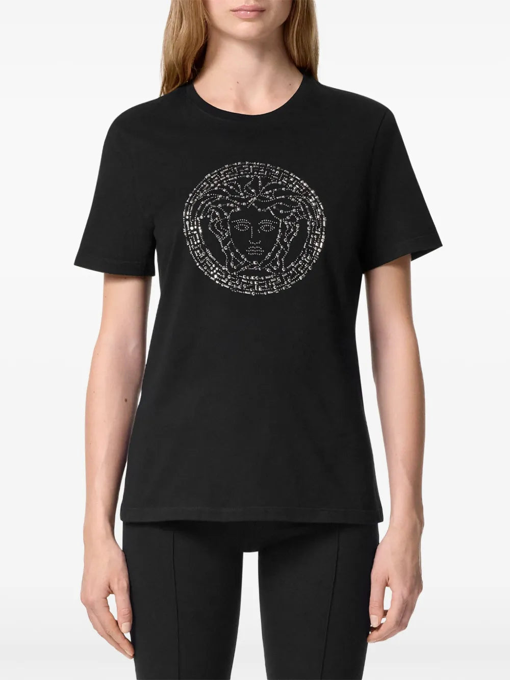 Medusa Embellished T-Shirt