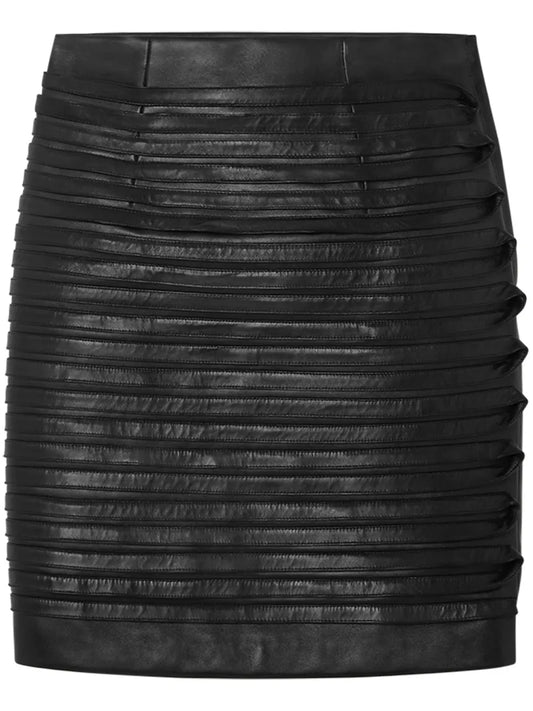 Leather Mini Skirt