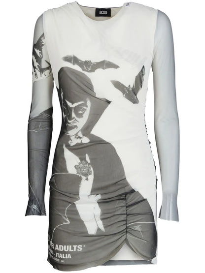 Dracula Tulle Mini Dress