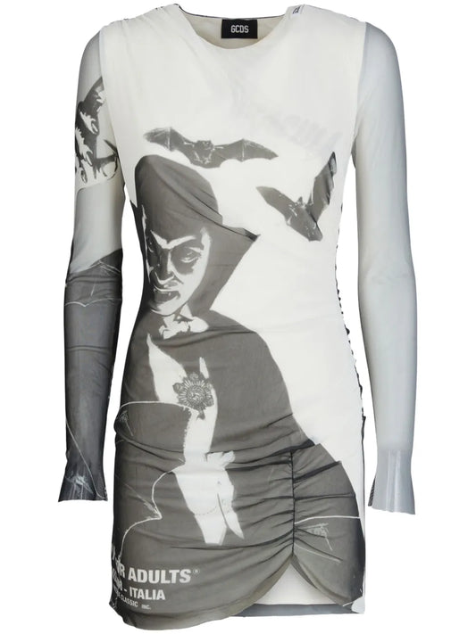 Dracula Tulle Mini Dress