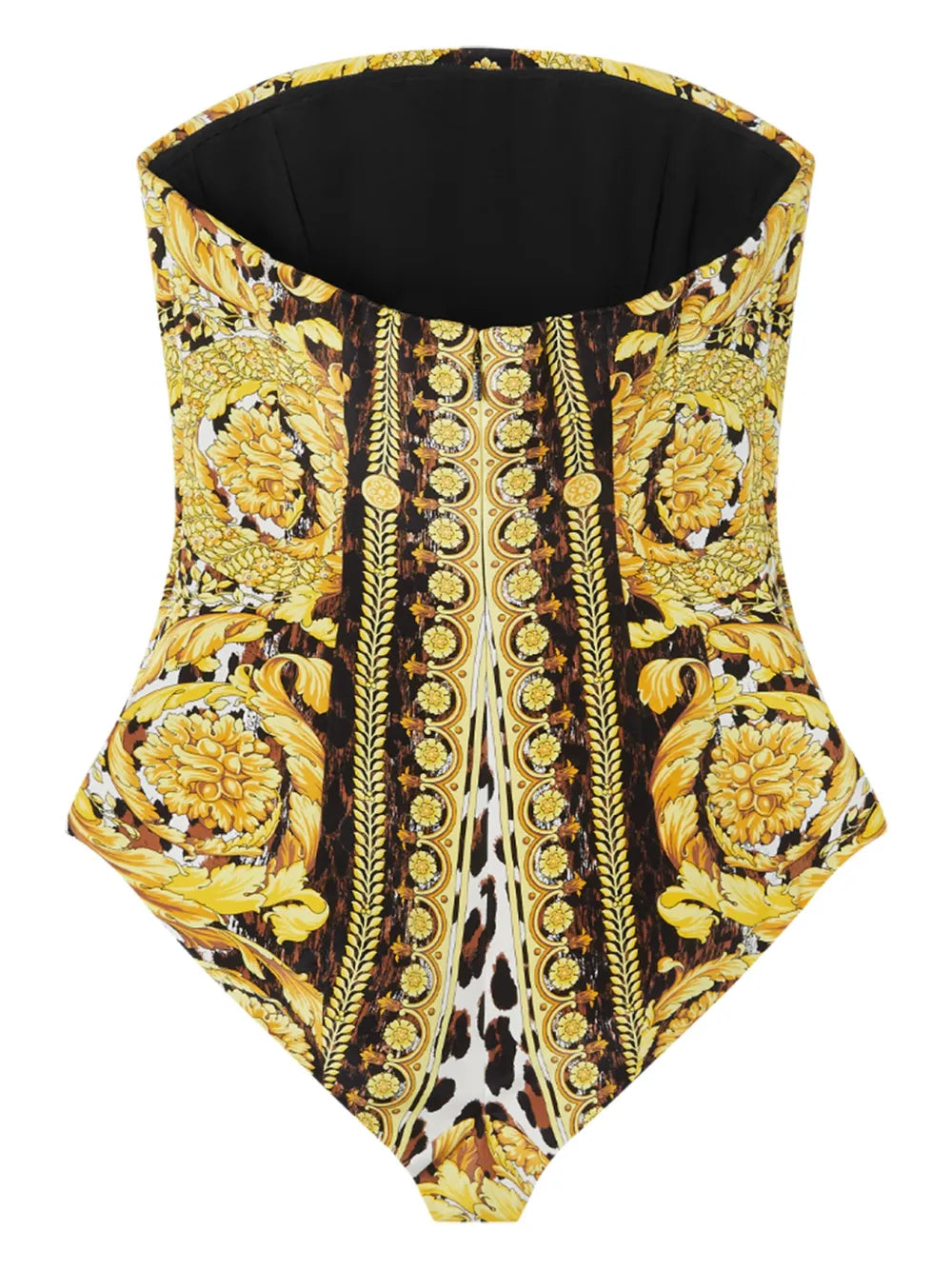 Wild Barocco Silk Bodysuit