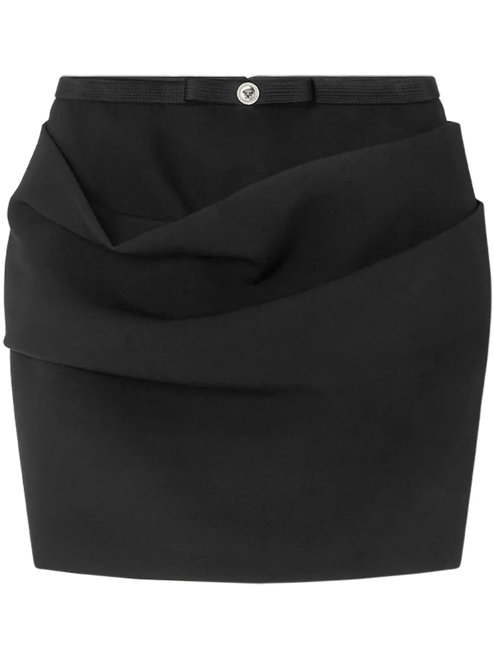 Gabardine Draped Skirt