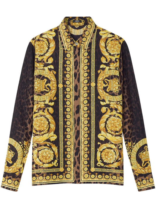 Wild Barocco Silk Shirt