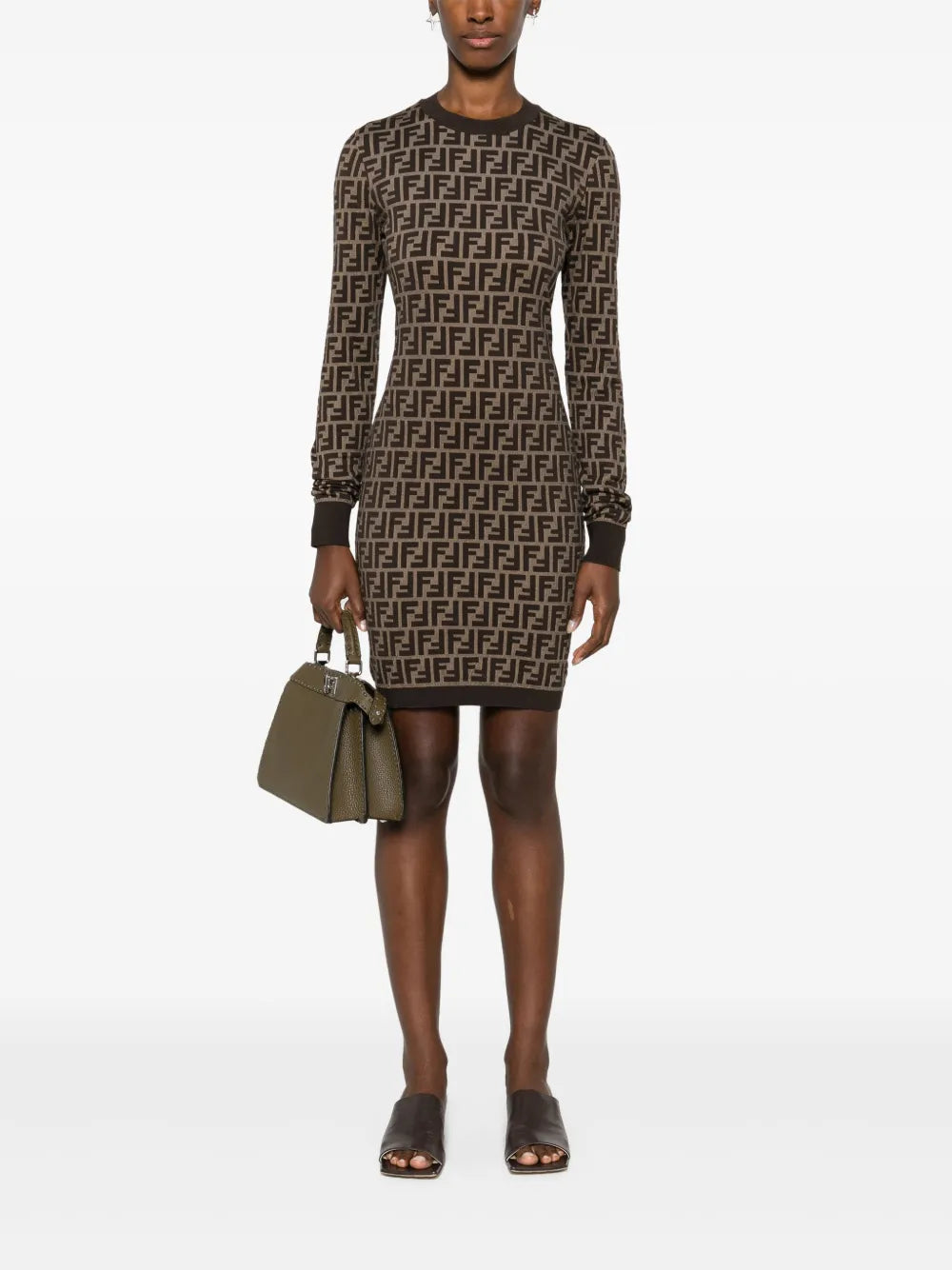 Zucca Long-Sleeved Minidress