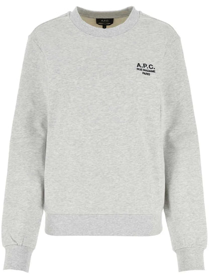 Mélange-Effect Cotton Sweatshirt