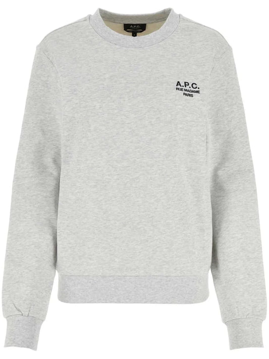 Mélange-Effect Cotton Sweatshirt