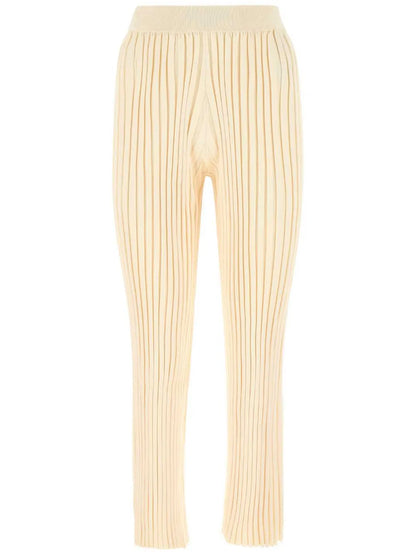 Pleated Straight Trousers