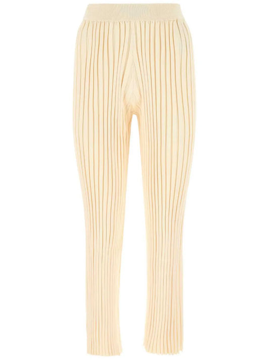 Pleated Straight Trousers