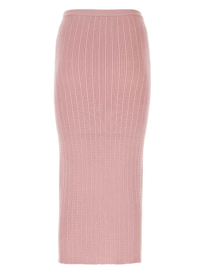 Cable-Knit Pencil Skirt