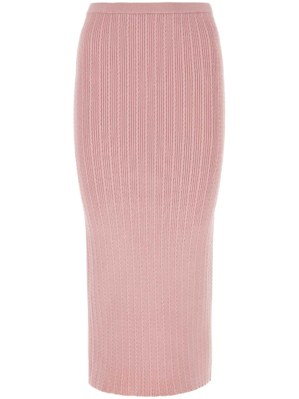 Cable-Knit Pencil Skirt