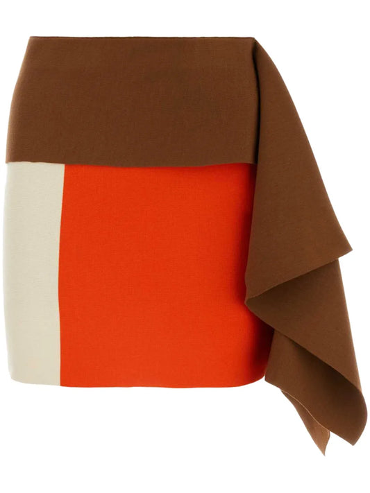 Wool Mini Skirt