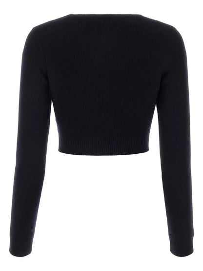 Cropped Wool Sweater