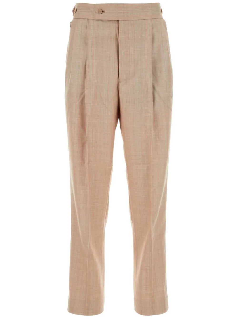 High-Waisted Tapered Trousers