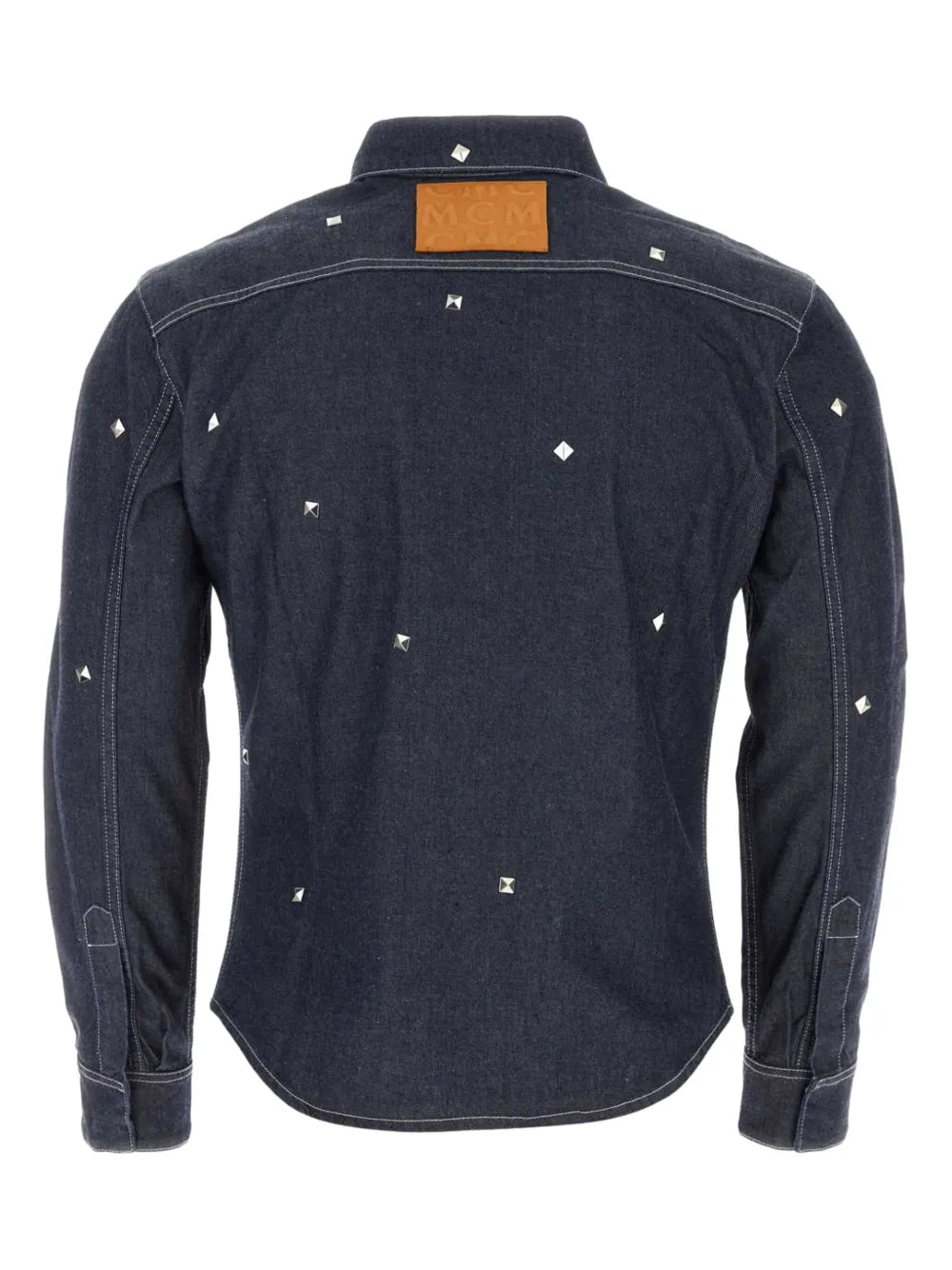 Stud Detailed Denim Shirt