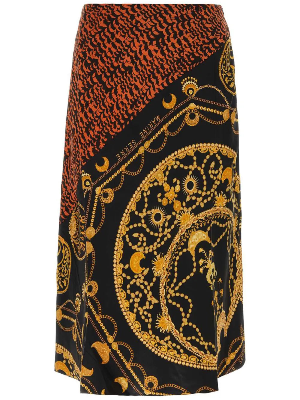 Ornament Jewellery-Print Skirt