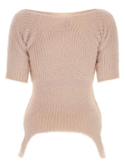 Ribbed-Knit Top