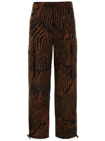 Cotton Twill Cargo Trousers