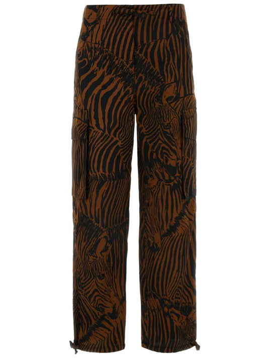 Cotton Twill Cargo Trousers