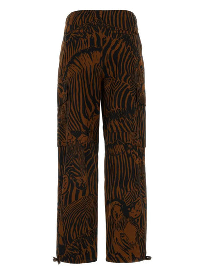 Cotton Twill Cargo Trousers
