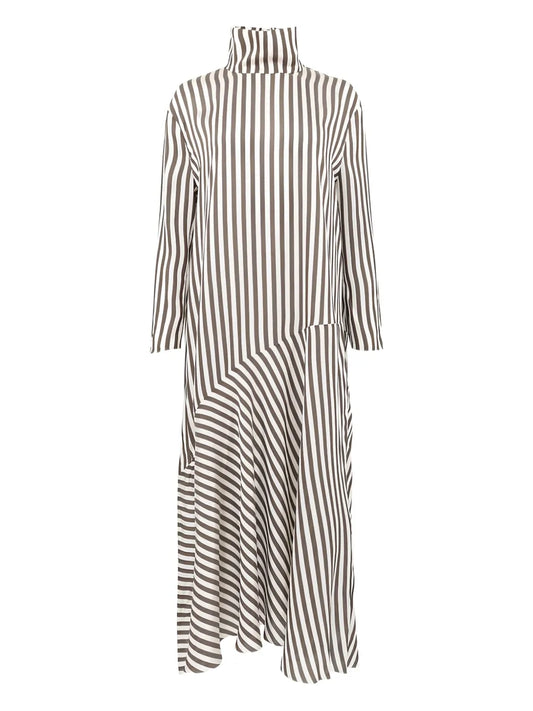 Striped Midi Dress