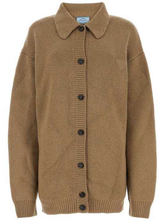 Biscuit Cashmere Cardigan