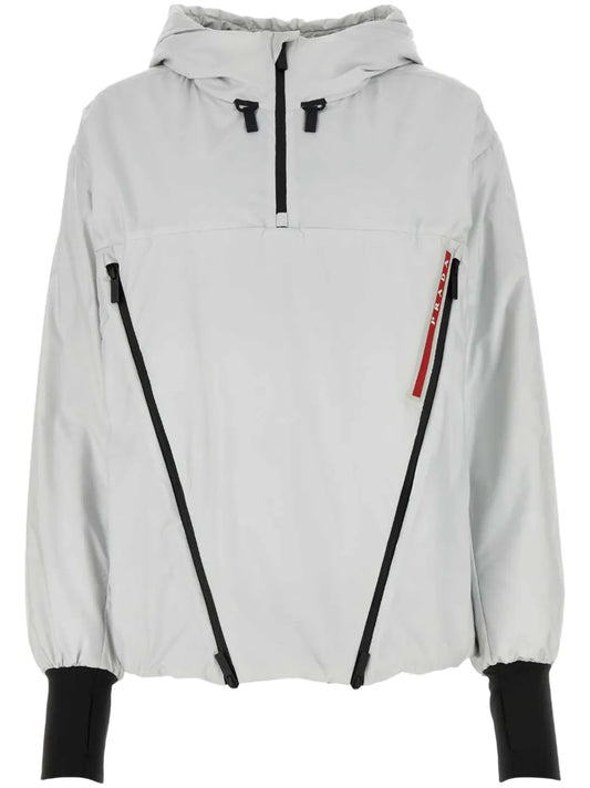 Contrast-Trim Jacket