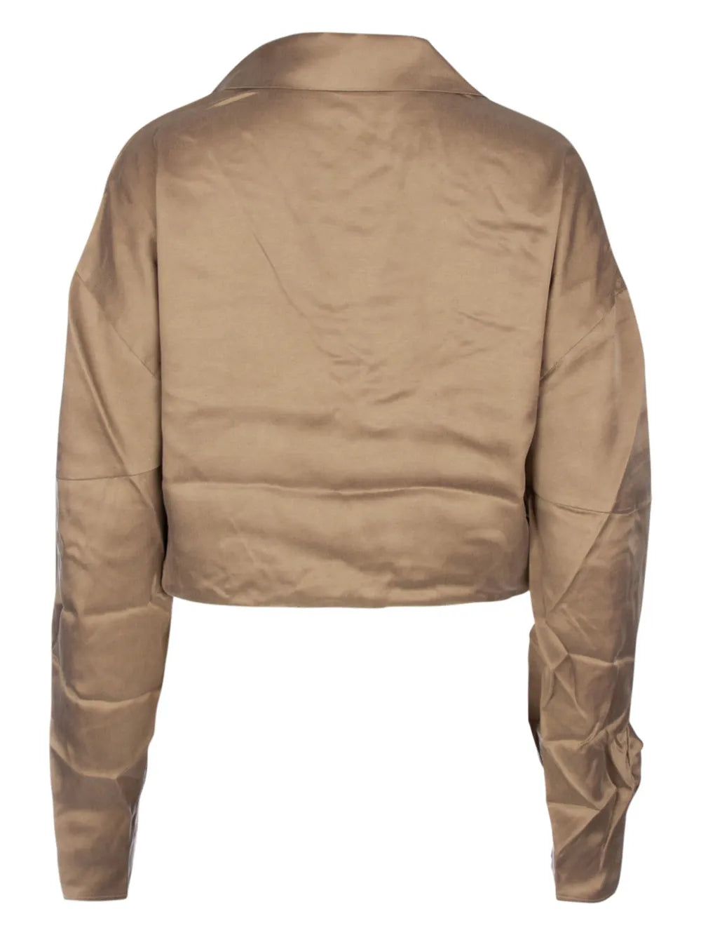 Spread-Collar Blouse