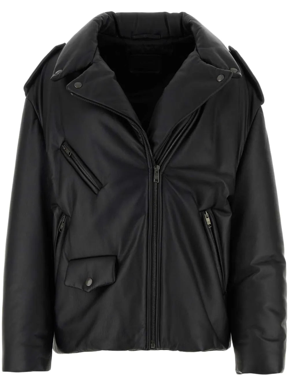 Padded Leather Jacket
