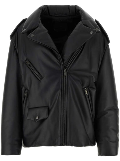 Padded Leather Jacket