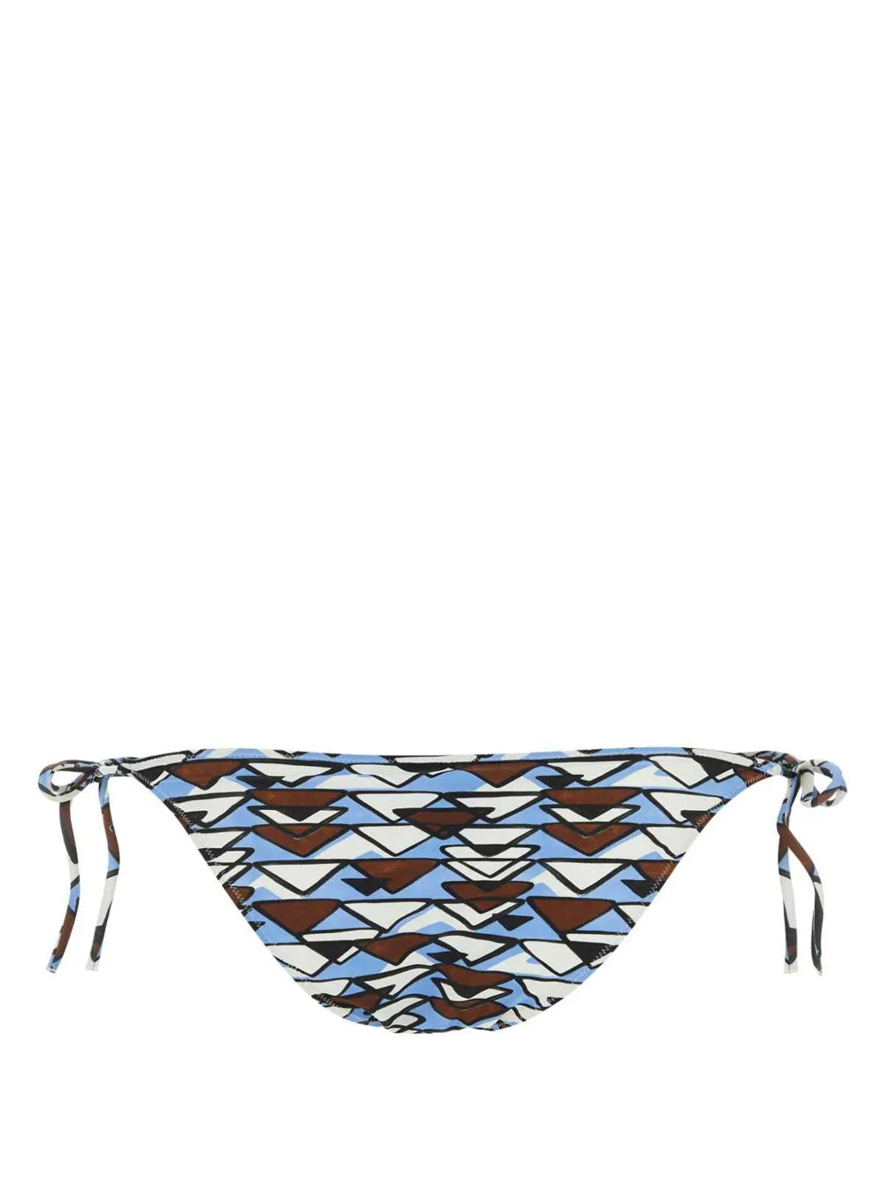 Geometric-Print Bikini Bottoms