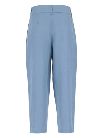 Cropped Tapered Trousers