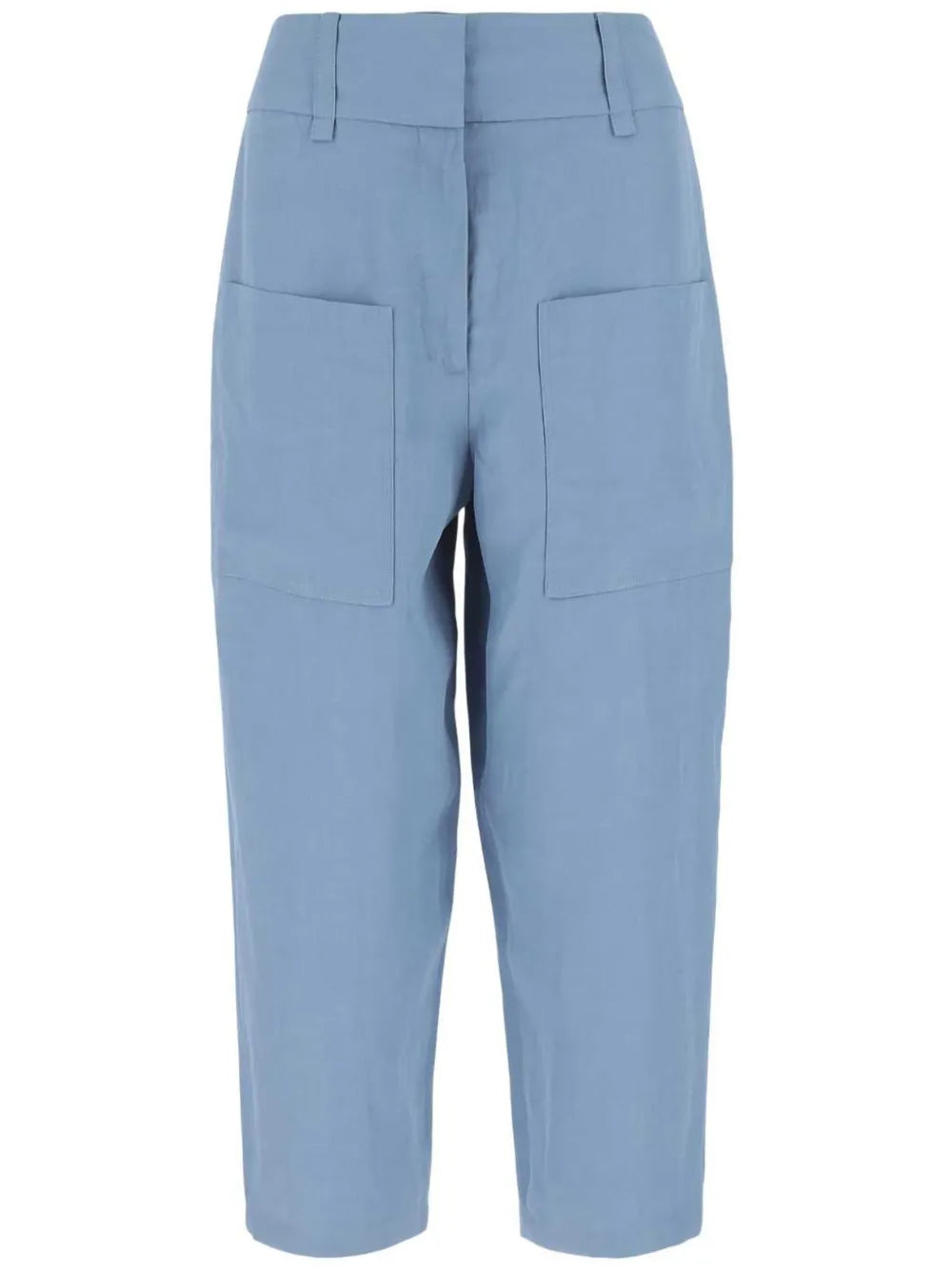 Cropped Tapered Trousers